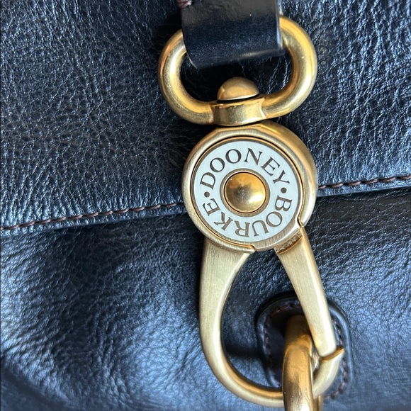 Vachetta Dooney and Bourke never used Black Leather Shoulder Bag - Picture 4 of 6